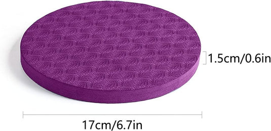 Yoga kniebeschermers set van 2 TPE lila - happygetfit.com