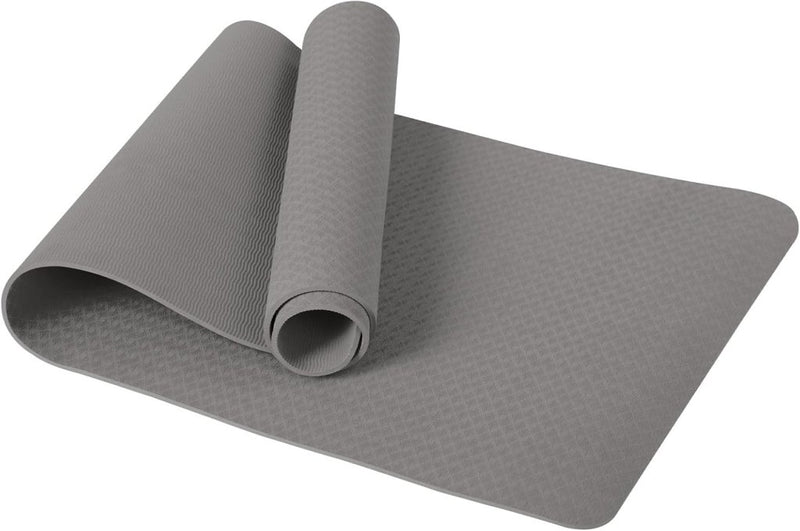 Chargez l'image dans la visionneuse de la galerie, Yogamat 183 x 61 cm – 6 mm dik – antislip TPE sportmat met draagriem voor yoga, pilates, fitness en workout - happygetfit.com
