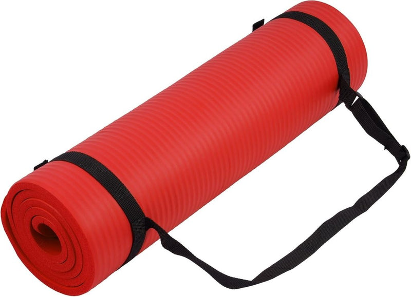 Chargez l'image dans la visionneuse de la galerie, Yogamat NBR antislip groen met draagriem - happygetfit.com
