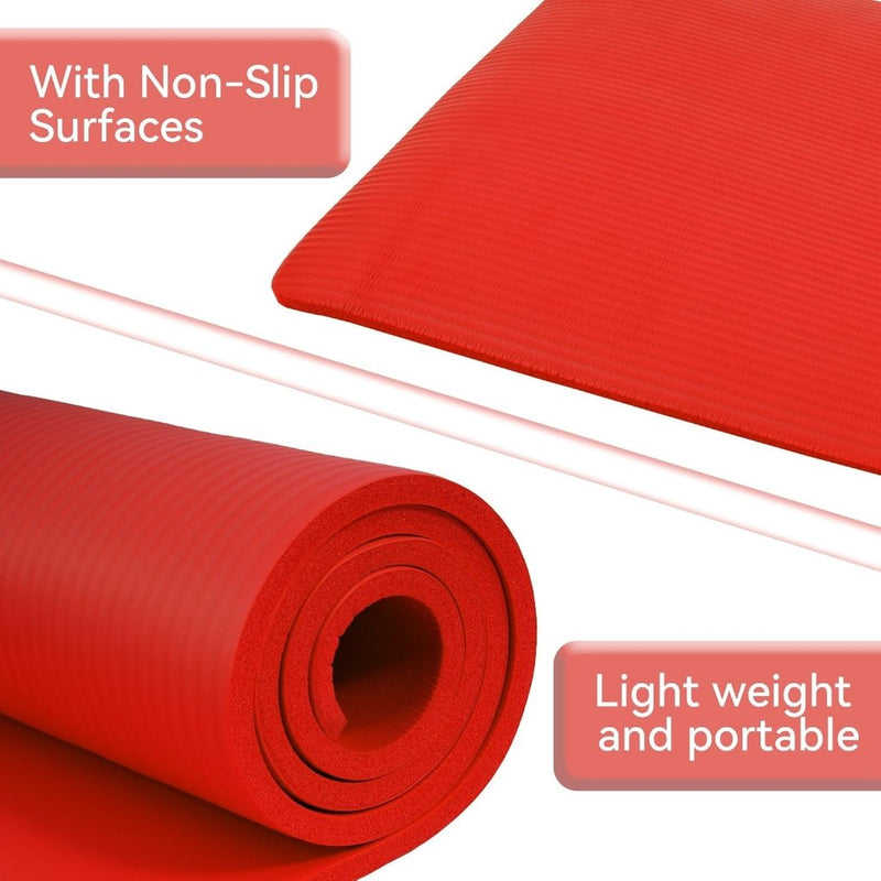 Chargez l'image dans la visionneuse de la galerie, Yogamat NBR antislip groen met draagriem - happygetfit.com
