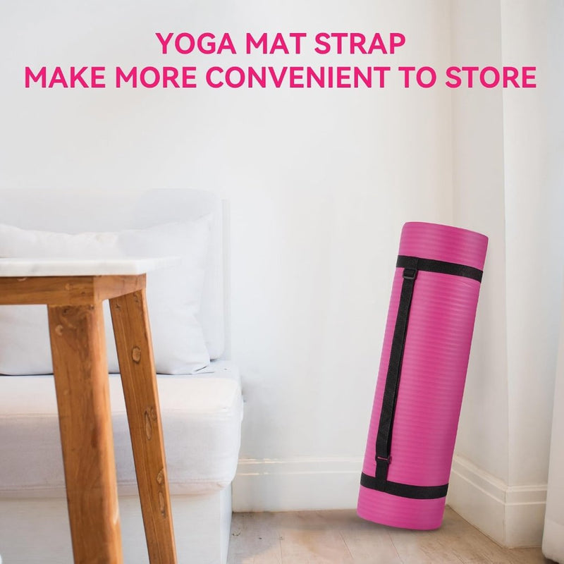 Chargez l'image dans la visionneuse de la galerie, Yogamat NBR antislip groen met draagriem - happygetfit.com
