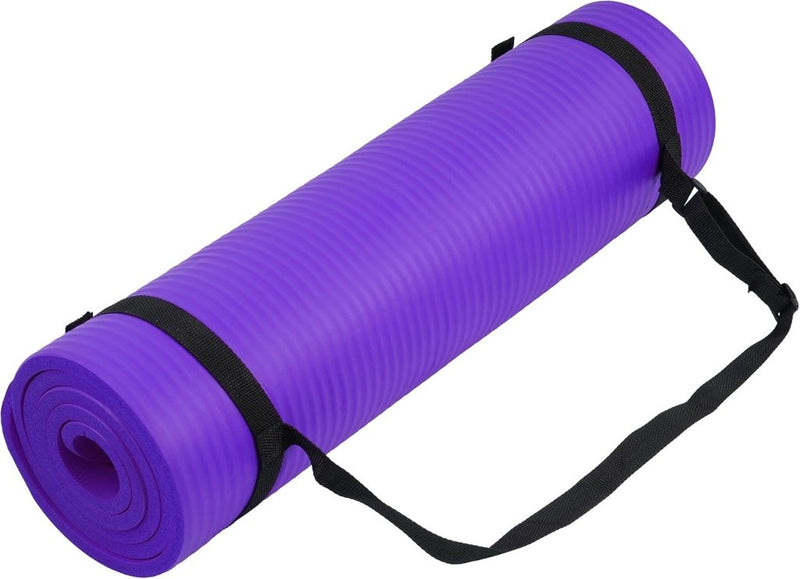 Chargez l'image dans la visionneuse de la galerie, Yogamat NBR antislip groen met draagriem - happygetfit.com
