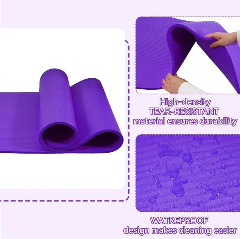 Chargez l'image dans la visionneuse de la galerie, Yogamat NBR antislip groen met draagriem - happygetfit.com
