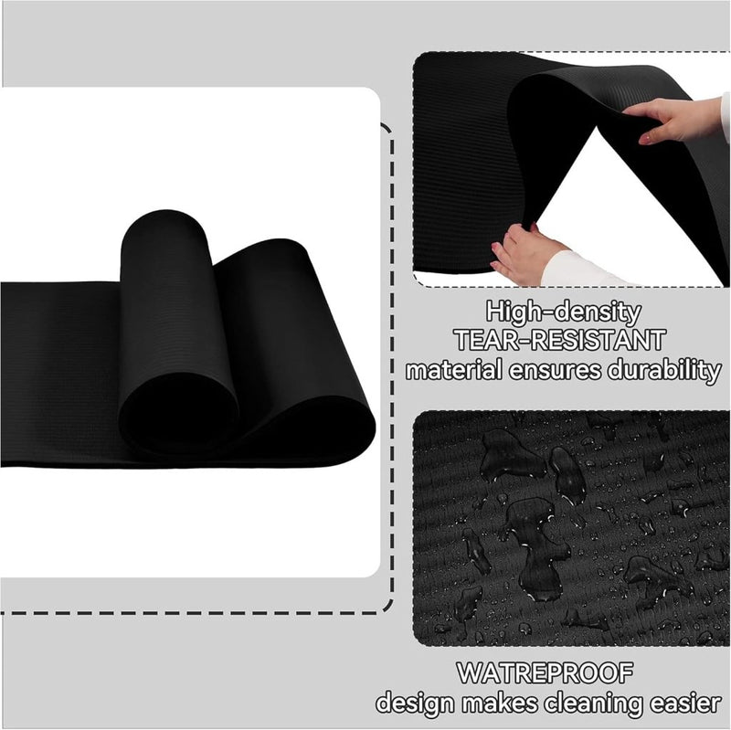 Chargez l'image dans la visionneuse de la galerie, Yogamat NBR antislip groen met draagriem - happygetfit.com

