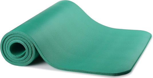 Yogamat NBR antislip groen met draagriem - happygetfit.com