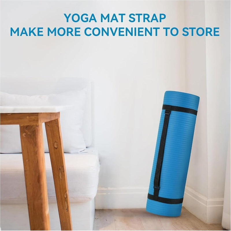 Chargez l'image dans la visionneuse de la galerie, Yogamat NBR antislip groen met draagriem - happygetfit.com
