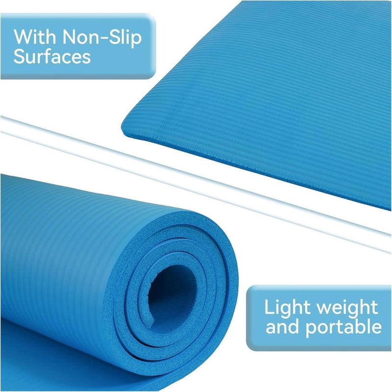 Chargez l'image dans la visionneuse de la galerie, Yogamat NBR antislip groen met draagriem - happygetfit.com

