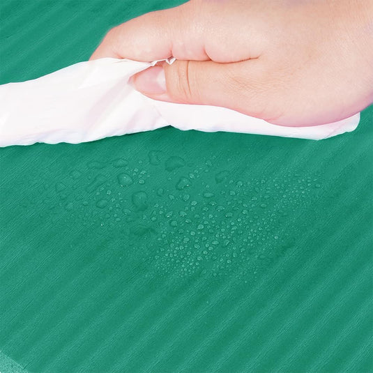 Yogamat NBR antislip groen met draagriem - happygetfit.com