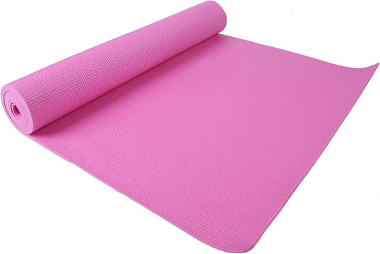 Yogamat schuim antislip 6 mm groen met draagriem - happygetfit.com
