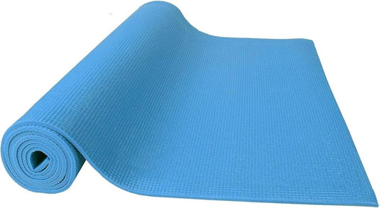 Yogamat schuim antislip 6 mm groen met draagriem - happygetfit.com