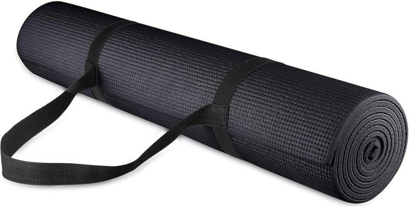 Load image into Gallery viewer, Yogamat schuim antislip 6 mm groen met draagriem - happygetfit.com
