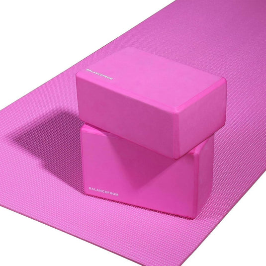 Yogamat schuim antislip 6 mm groen met draagriem - happygetfit.com