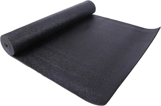 Yogamat schuim antislip 6 mm groen met draagriem - happygetfit.com