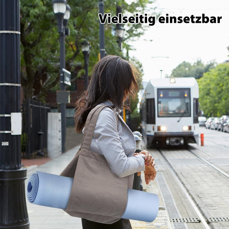 Chargez l'image dans la visionneuse de la galerie, Yogatas met schouderband grote capaciteit abrikoos - happygetfit.com
