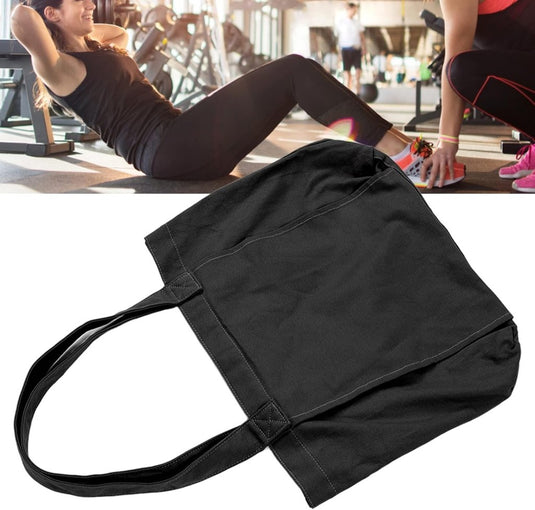 Yogatas met schouderband grote capaciteit abrikoos - happygetfit.com