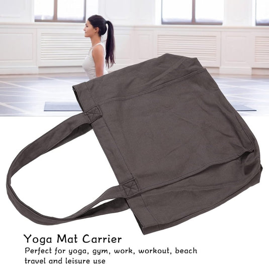 Yogatas met schouderband grote capaciteit abrikoos - happygetfit.com