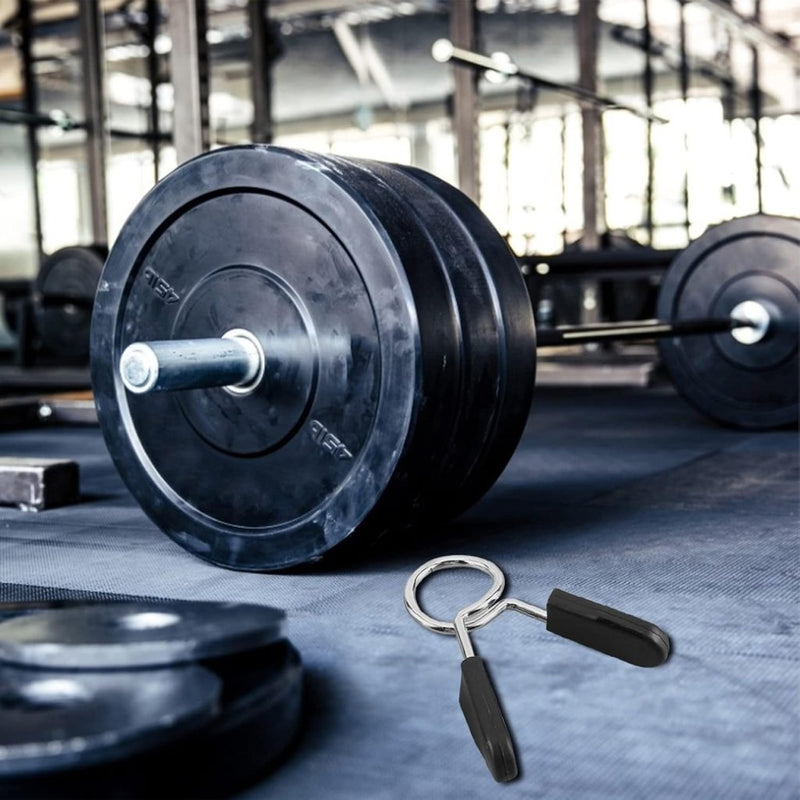 Laad afbeelding in Galerijviewer, Yosoo Health Gear Halsbanden met veerclip, 2e halterhalterklem van 25 mm, halterklem, halterklemmen, 1 inch Olympische stang, snelsluiting, kraagklemmen voor gewichtheffen training - happygetfit.com
