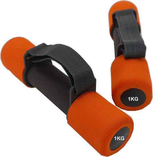 Zachte dumbbells set van 2 stuks met verstelbare handgrepen - happygetfit.com