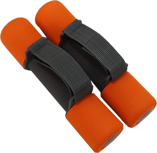 Zachte dumbbells set van 2 stuks met verstelbare handgrepen - happygetfit.com