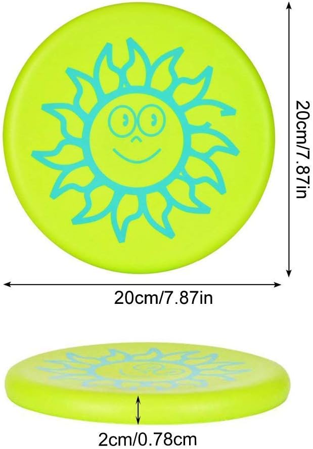 Laden Sie das Bild in Galerie -Viewer, Zachte frisbee voor kinderen 20 cm – PU schuim werpschijf voor buiten, park en tuin - happygetfit.com
