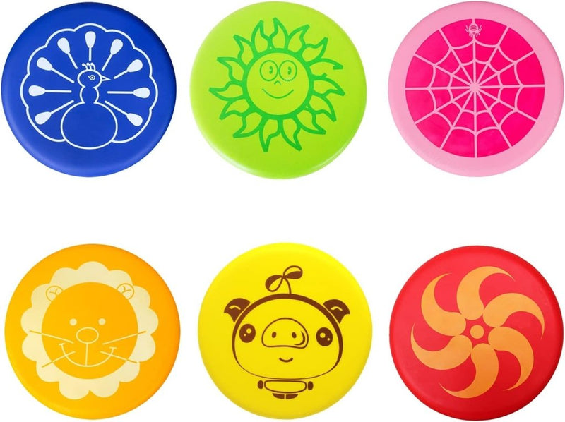 Laden Sie das Bild in Galerie -Viewer, Zachte frisbee voor kinderen 20 cm – PU schuim werpschijf voor buiten, park en tuin - happygetfit.com
