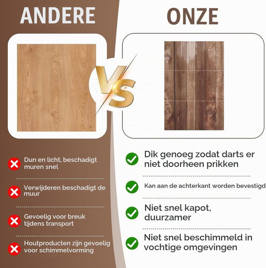 Zelfklevende dartbord beschermmat 4-delig 60 x 60 cm van 12 mm dik vilt – dartwandisolatie – muurafscherming - happygetfit.com