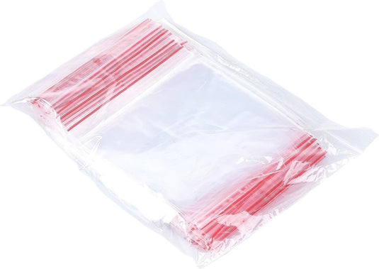 Zip zakjes 4 x 6 cm transparant 100 stuks - happygetfit.com
