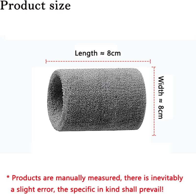 Laad afbeelding in Galerijviewer, Het item, dat lijkt op &quot;Polsbandjes voor ultieme sportprestaties&quot;, is een grijs cilindervormig object met een gestructureerd oppervlak, ongeveer 8 cm lang en breed, dat stijl en functionaliteit biedt.

