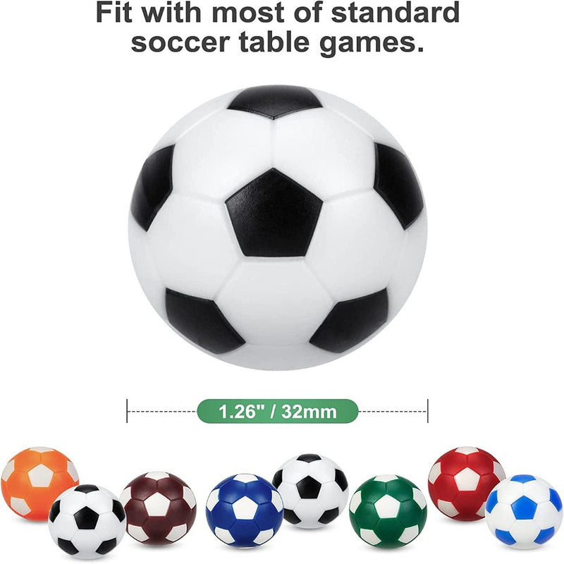 Laad afbeelding in Galerijviewer, Ontdek onze hoogwaardige tafelvoetbalballetjes in verschillende kleuren en patronen, formaat 32 mm (1,26 inch), ontworpen voor compatibiliteit met de meeste standaardtafels om eindeloos speelplezier te garanderen.
