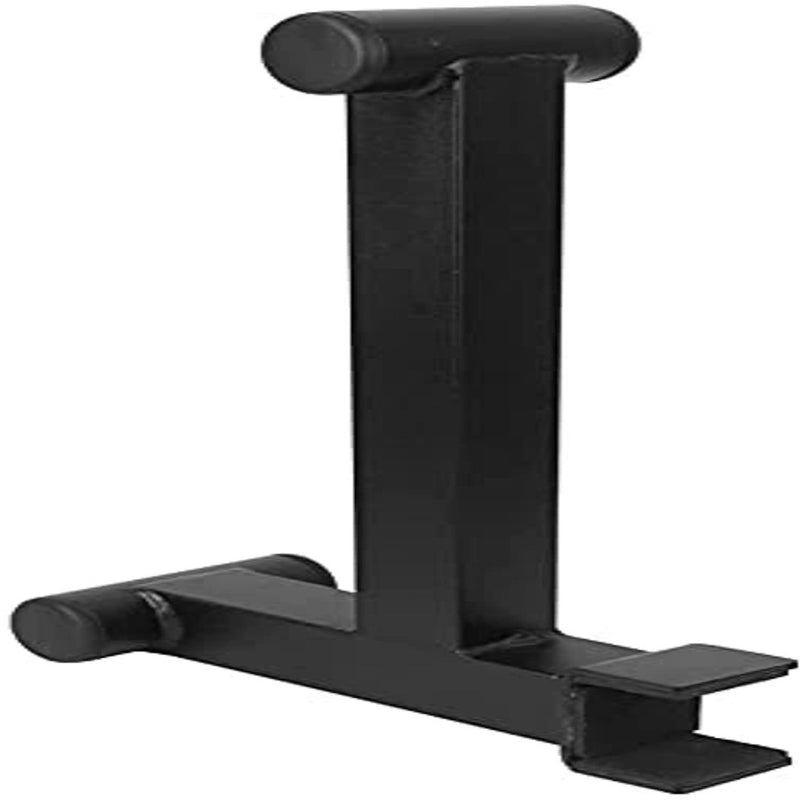 Laad afbeelding in Galerijviewer, De Barbell Steel Mini Bar is een duurzame zwarte metalen standaard met een platte basis, perfect voor het verticaal vasthouden of tentoonstellen van spullen.
