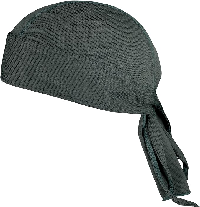 Laad afbeelding in Galerijviewer, De ultieme bandanapet voor elke atleet is donkergroen, heeft een knoop aan de achterkant en is gemaakt van stevig materiaal voor extra comfort.
