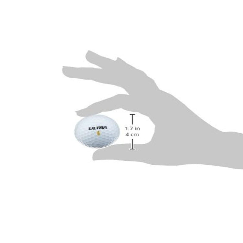 Laad afbeelding in Galerijviewer, Een handsilhouet omhult sierlijk een golfbal met een diameter van 1,7 inch (4 cm), onderdeel van de lijn &quot;Verbeter je spel met de kracht en precisie van witte golfballen&quot;, ontworpen voor een groter bereik, ideaal om je spel met precisie en finesse te verbeteren.
