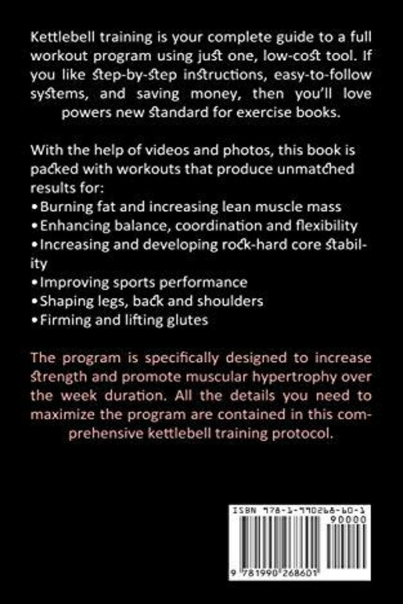 Laad afbeelding in Galerijviewer, Ontdek de transformerende kracht van kettlebell-trainingen met &#39;Kettlebell Training: Burn Fat and Get Lean and Shredded With Total Body Kettlebell Training (The Fastest Way to Strength and Muscle).&#39; Verbeter de spieropbouw en stimuleer de vetverbranding. ISBN: [ISBN-nummer invoegen].
