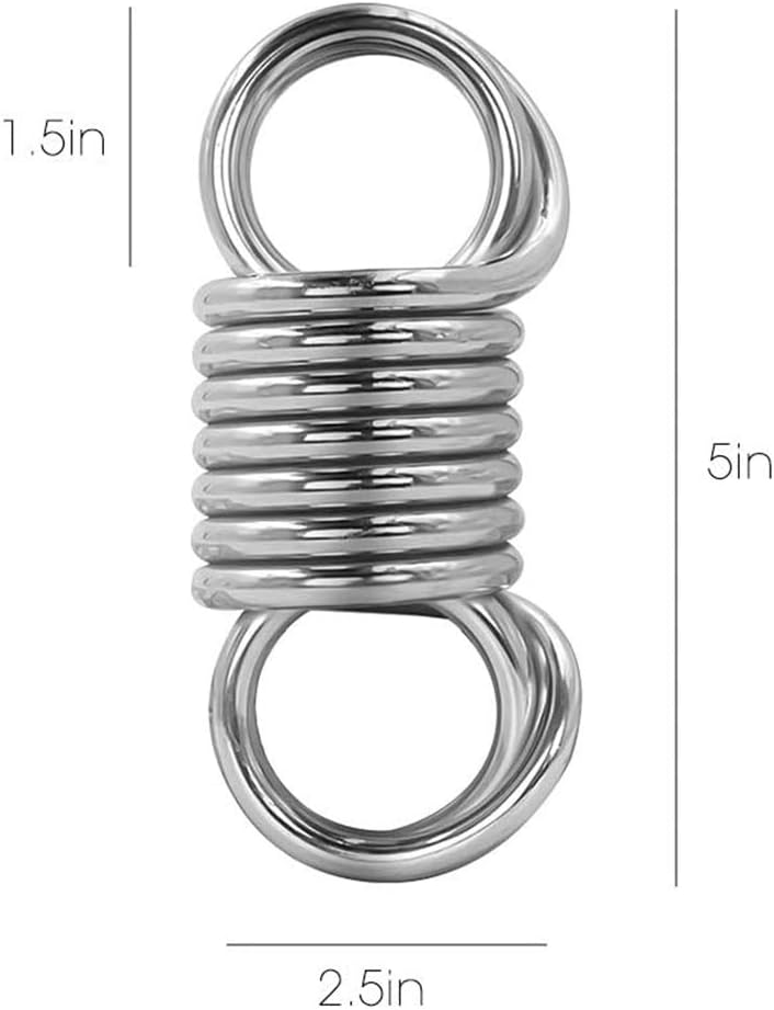 Laad afbeelding in Galerijviewer, Een robuuste Snellere bokszak-veer, 13 cm hoog, 6,4 cm breed en een spiraaldikte van 3,8 cm, ontworpen voor zware toepassingen.
