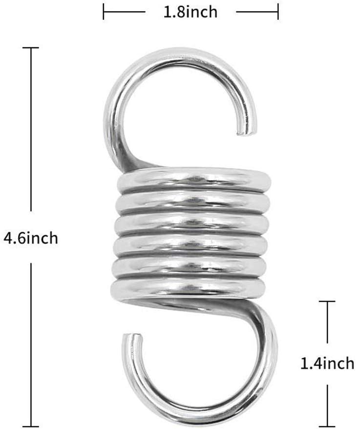 Laad afbeelding in Galerijviewer, De Snellere bokszak veer is voorzien van een robuuste, opgerolde metalen veerhaak met een afmeting van 11,7 x 4,6 x 3,6 cm. Deze is perfect om schokken op te vangen als een schokdemper en uw trainingsroutine veilig en efficiënt te verbeteren.
