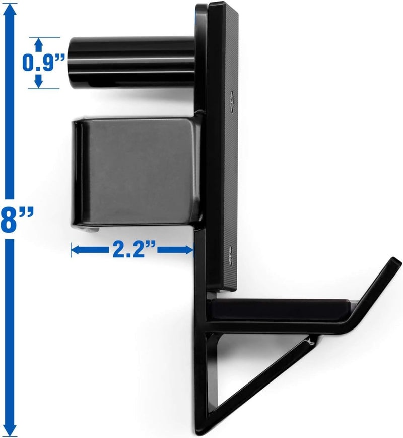 Laad afbeelding in Galerijviewer, De Veilige en betrouwbare J-haken voor uw power rack zijn gemaakt van hoogwaardig staal en zijn 8 inch hoog, 2,2 inch breed en 0,9 inch diep. Perfect voor veilige montage op een power rack of soortgelijke toepassingen.
